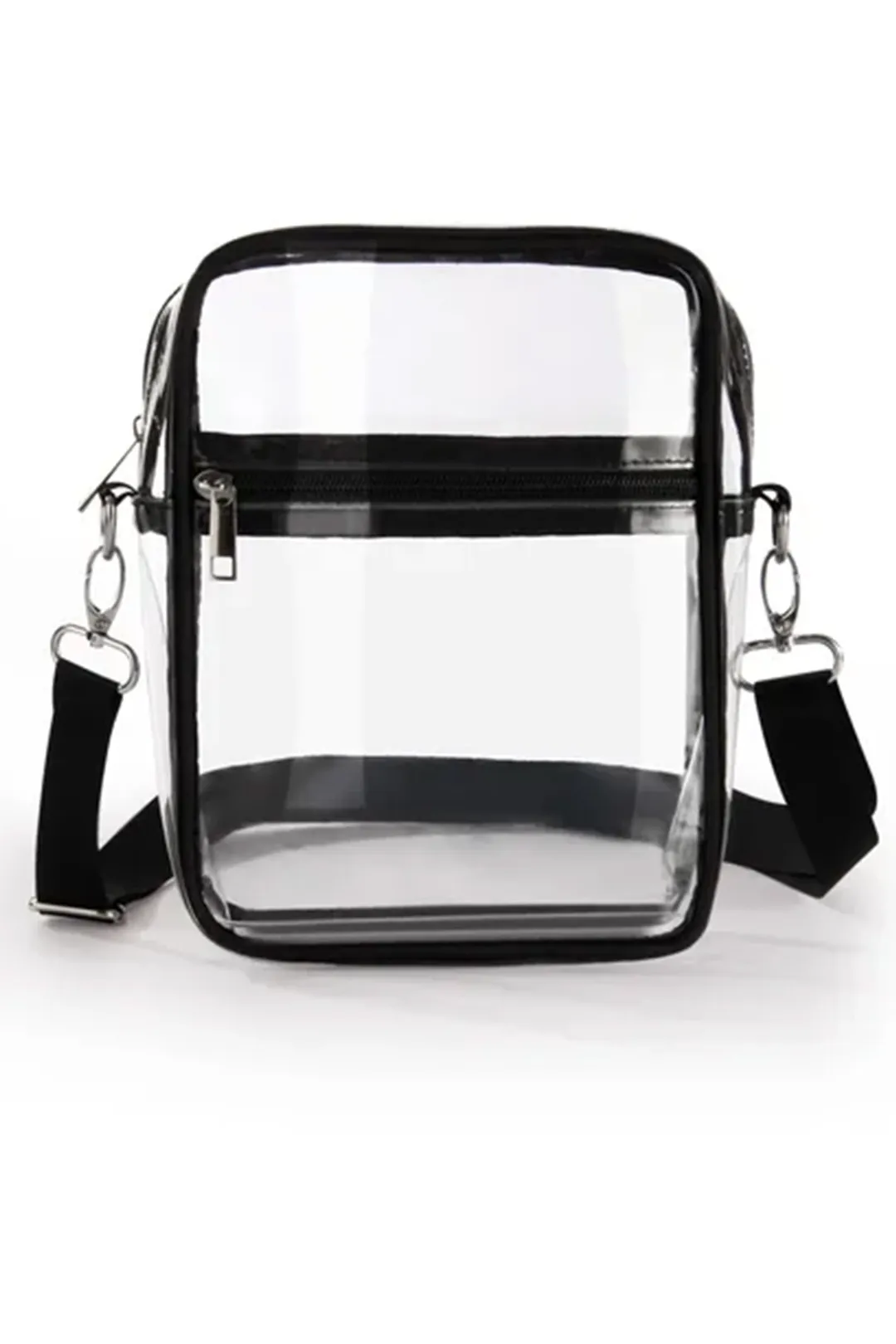 Διαφανές Ανδρικό Τσαντάκι Ώμου / Clear Crossbody Bag Ασφαλείας - Sharks Bay