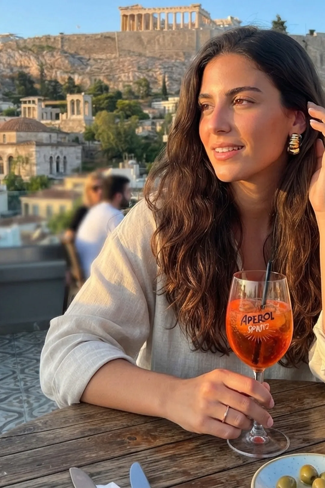 Meet me at the sunset Gold Textured Clip-on Earrings | Σκουλαρίκια με Προστατευτικά Σιλικόνης