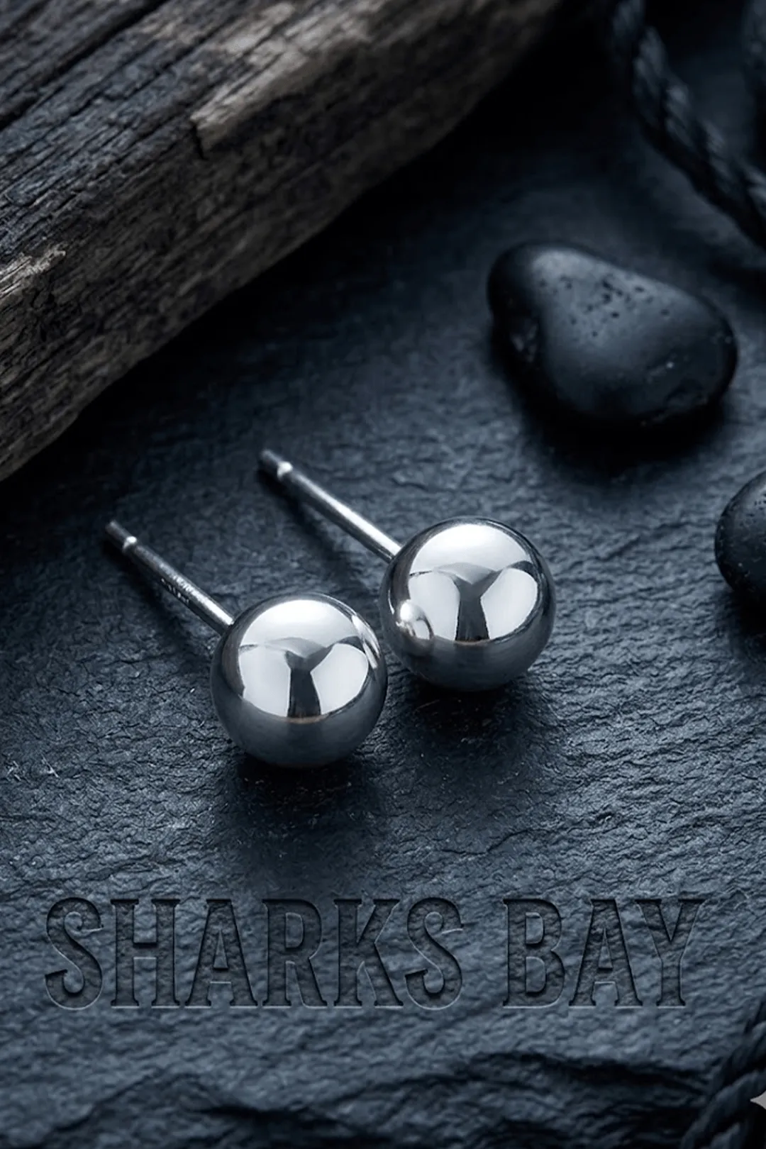 Sharks Bay Clothing Ανδρικά Σκουλαρίκια από Ατσάλι.