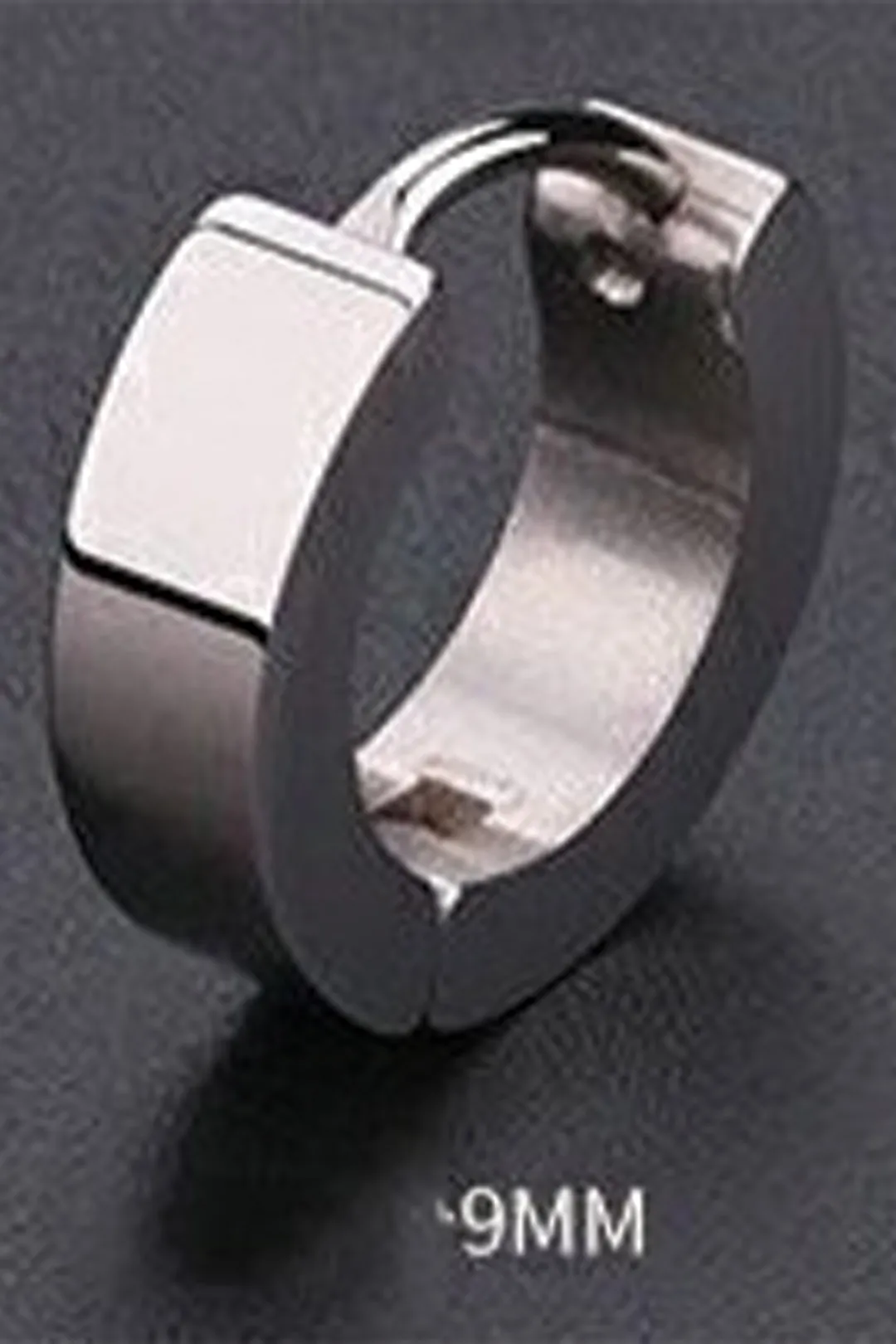 Sharks Bay Ανδρικό Μονό Σκουλαρίκι "Cubic Compass" 9mm, Ασήμι 925 (Ζεύγος)".