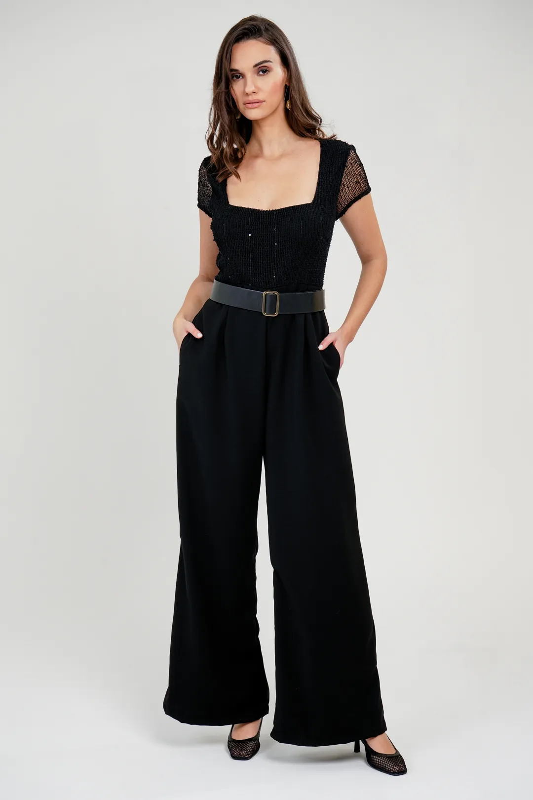 Sharks bay clothing,oλόσωμη φόρμα, άνετης γραμμής από κρέπ.