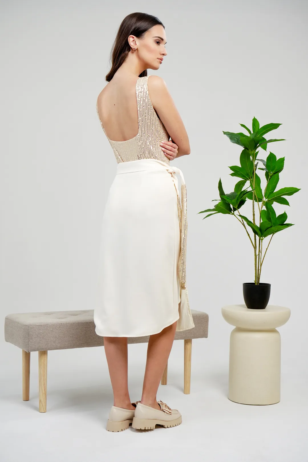 Sharksbayclothing ,κορμάκι αμάνικο.