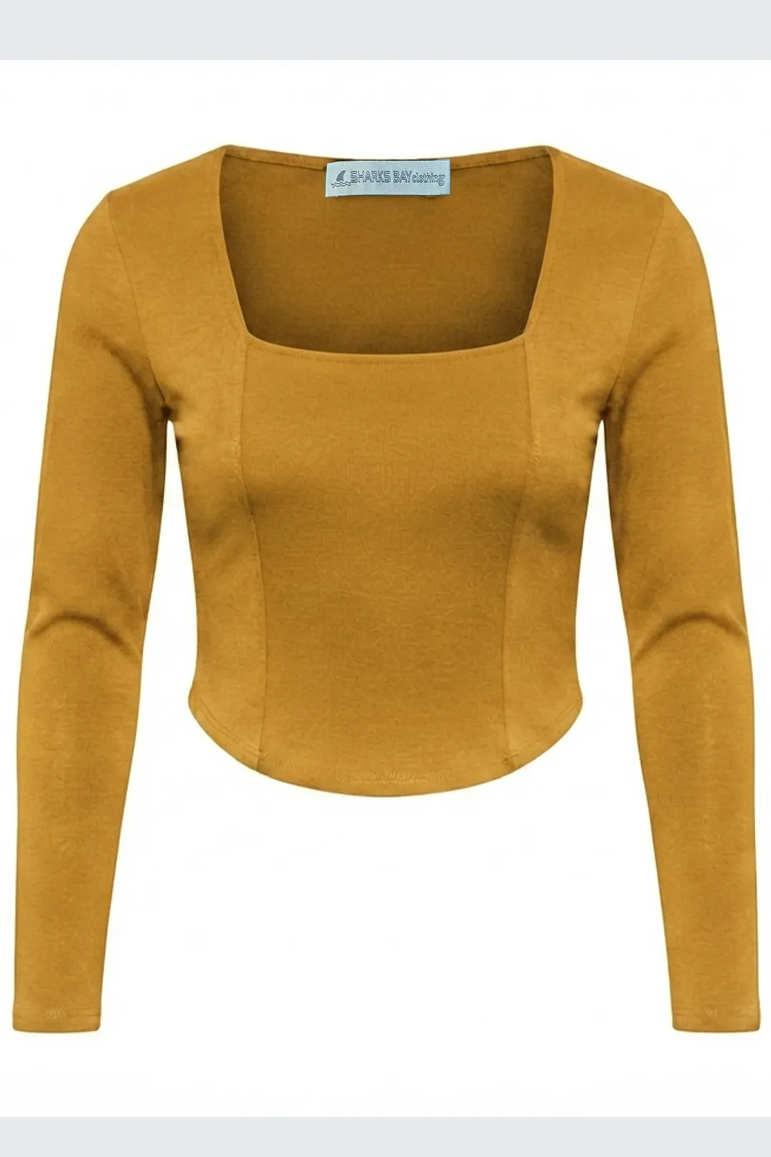 Sharks bay clothing,γυναικεία κοντή μπλούζα με ντεκολτέ.