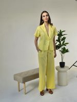 Sharks bay clothing λινό σακάκι με κοντό μανίκι. - Image 2