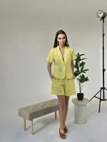 Sharks bay clothing λινό σορτς με λάστιχο στην μέση. - Image 2