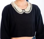 Sharks Bay Clothing Γυναικείο Μακρυμάνικο Crop Top - Μαύρο. - Image 2