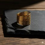 Meet me at the sunset,Golden Aura Multi-Band δαχτυλίδι. - Image 3