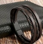 Ανδρικό βραχιόλι Sharks Bay Clothing από δέρμα - Image 3