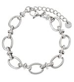 Βραχιόλι Sharks Bay Clothing Ασημί , Link Chain από Ανοξείδωτο Ατσάλι