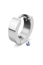 Sharks Bay Ανδρικό Μονό Σκουλαρίκι "Cubic Compass" 9mm, Ασήμι 925 (Ζεύγος)".