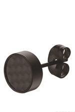 Sharks Bay Clothing Ανδρικά Σκουλαρίκια Καρφωτά από Ατσάλι Μαύρα