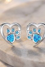 Sharks Bay Clothing Υποαλλεργικά Παιδικά Σκουλαρίκια Καρφωτά με Πέτρες από Ασήμι. - Image 2