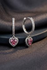 Sharks Bay Clothing Υποαλλεργικά Παιδικά Σκουλαρίκια με Πέτρες από Ασήμι - Image 2