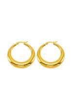 Κρίκοι Χρυσοί  Sharks Bay Clothing 18K "Chunky Hoop" – Διαχρονική Λάμψη & Στυλ.