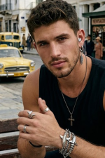 Sharks Bay Clothing Ανδρικά Σκουλαρίκια Καρφωτά από Ατσάλι - Image 3
