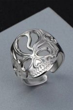 Sharks Bay Clothing – Zanzibar Tribal Skull Ring | Ανδρικό Ασημένιο Δαχτυλίδι - Image 2
