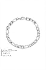 Sharks Bay Clothing Βραχιόλι Αλυσίδα από Ανοξείδωτο Ατσάλι 21cm