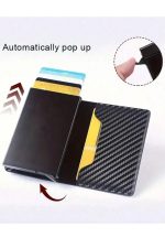 Ανδρικό Ανοδιωμένο Portofoli / Θήκη Καρτών RFID Protection με Σχέδιο Shark Teeth - Sharks Bay - Image 3